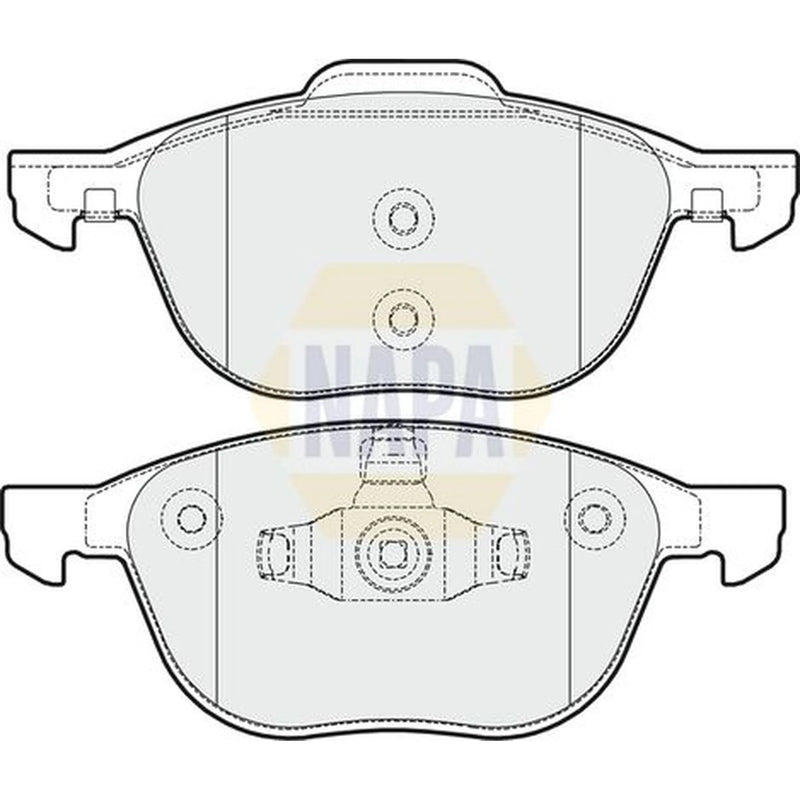 NAPA Front Brake Pad Set NBP1757