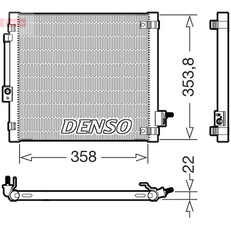 Denso Air Conditioning Condenser DCN99081