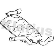 Klarius Box With Tail Pipe Rear FE1083X