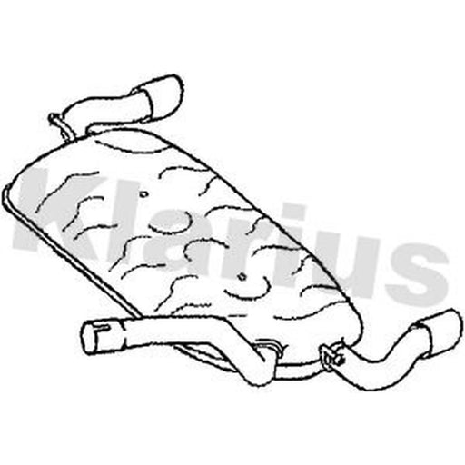 Klarius Box With Tail Pipe Rear FE1083X