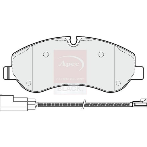 Apec Front Brake Pad Set PAD1930B