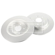 Borg & Beck 2 x Solid Rear Brake Discs BBD5574