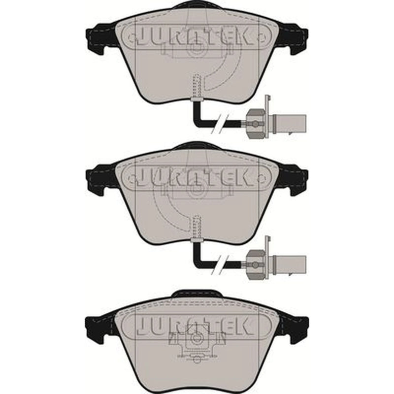 Juratek Front Brake Pad Set JCP1629