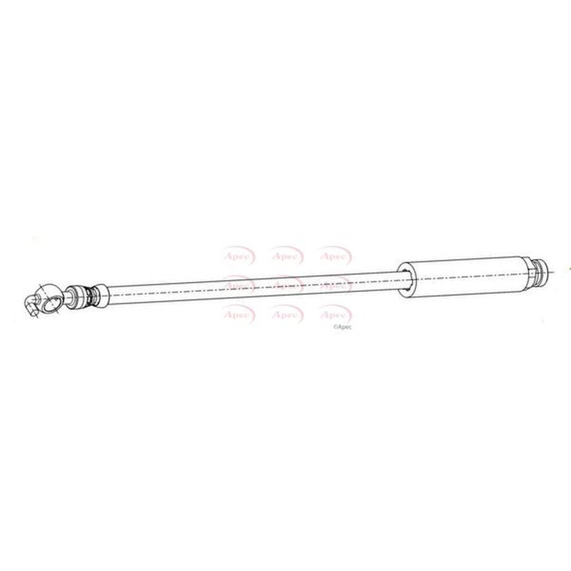 Apec Brake Hydraulic Hose Line Rear HOS4503