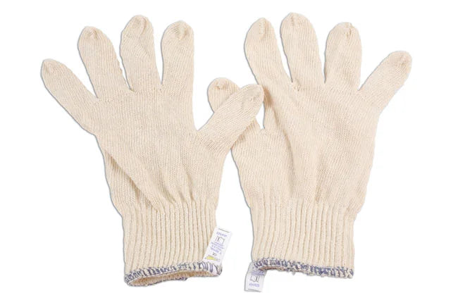 Laser Tools Cotton Underliner Gloves - 10 Pairs - PL