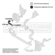 First Line Intercooler Turbo Charge Air Hose FTH1428