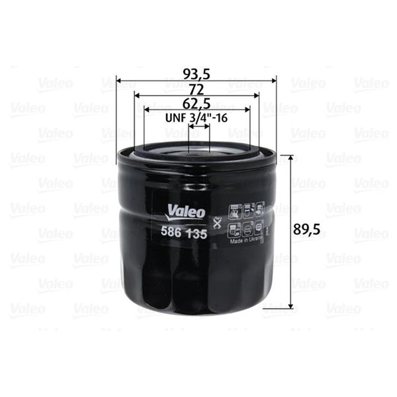 Valeo Engine Oil Filter 586135
