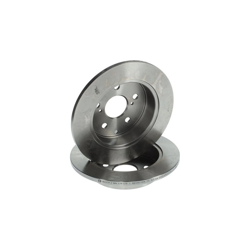 Bosch 2 x Solid Rear Brake Discs 0 986 479 419