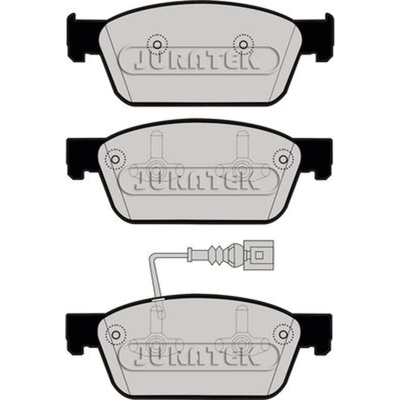 Juratek Front Brake Pad Set JCP8043