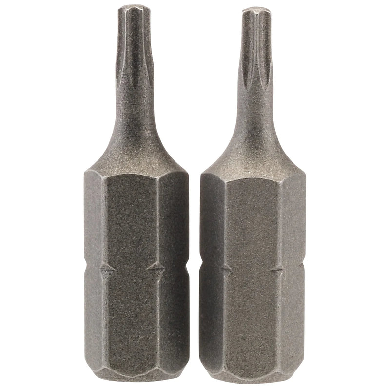 Draper TX-STAR® Insert Bit, 1/4" Hex, Long, T8 (Pack of 2)