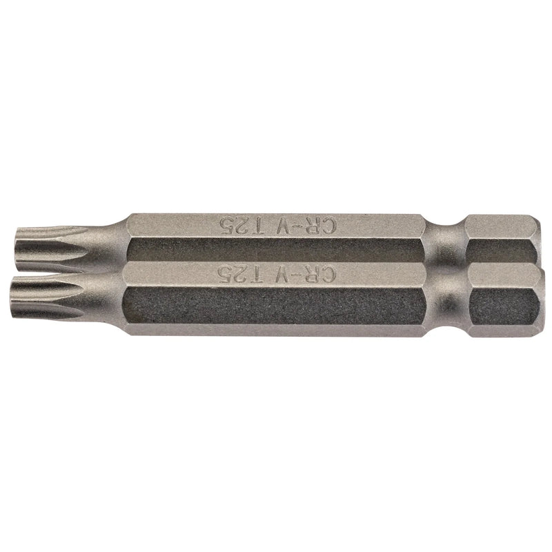Draper TX-STAR® Insert Bit, 1/4" Hex, Long, T25 (Pack of 2)