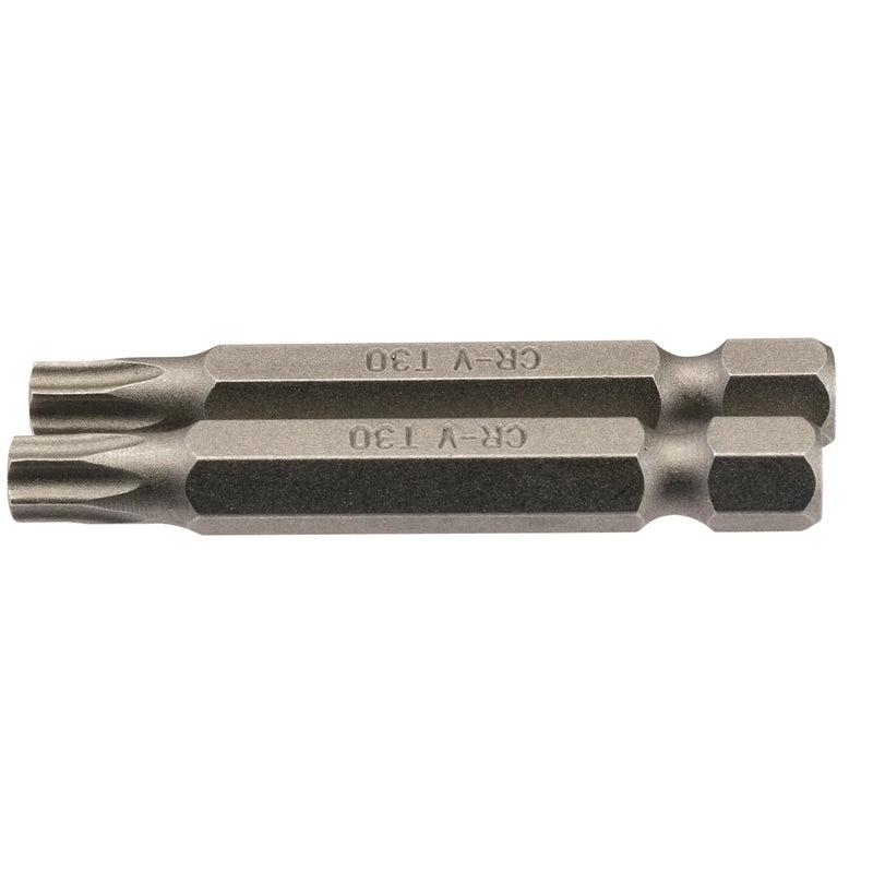 Draper TX-STAR® Insert Bit, 1/4" Hex, Long, T30 (Pack of 2)
