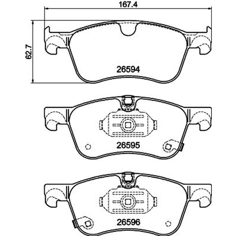 Mintex Front Brake Pad Set MDB3553