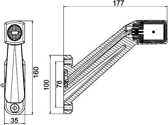 Hella 2XS 011 744-107 Clearance Light