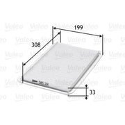 Valeo Engine Air Filter 585214