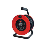 Faithfull Power Plus Open Drum Cable Reel 240V 13A 2-Socket 20m - FPPCR20M
