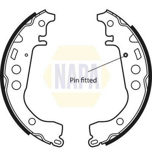 NAPA Brake Shoe Set Axle Kit NBS1039