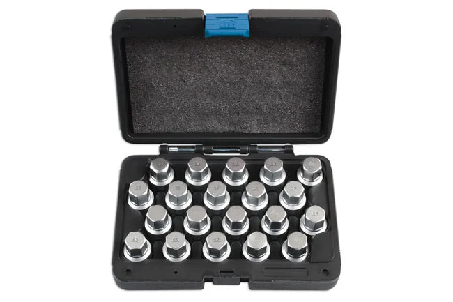 Laser Tools Locking Wheel Nut Key Set 20pc - for VAG, Porsche - PL