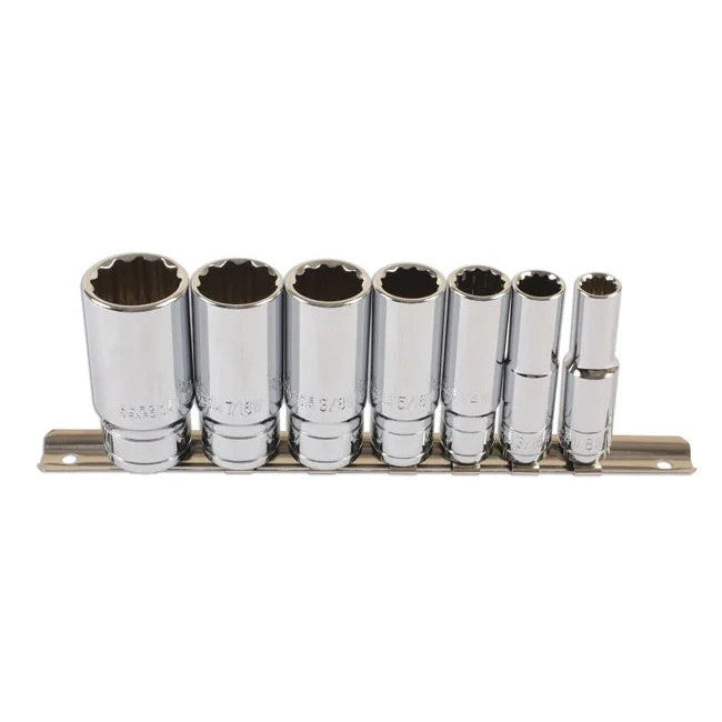 Laser Tools Whitworth Deep Socket Set 3/8"D 7pc - PL