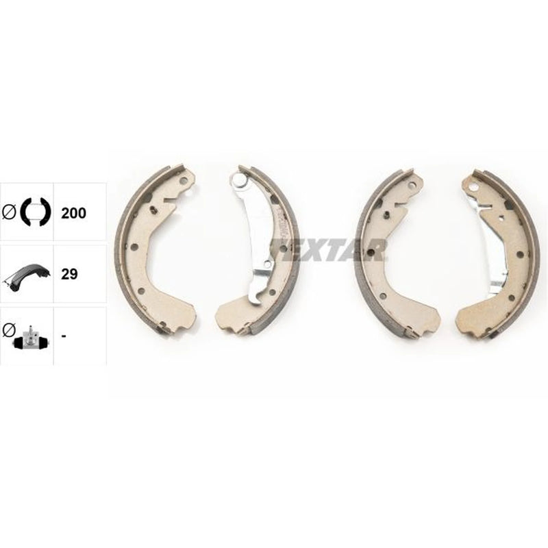 Textar Brake Shoe Set Axle Kit 91033000