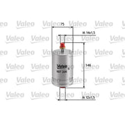 Valeo Fuel Filter Element 587206