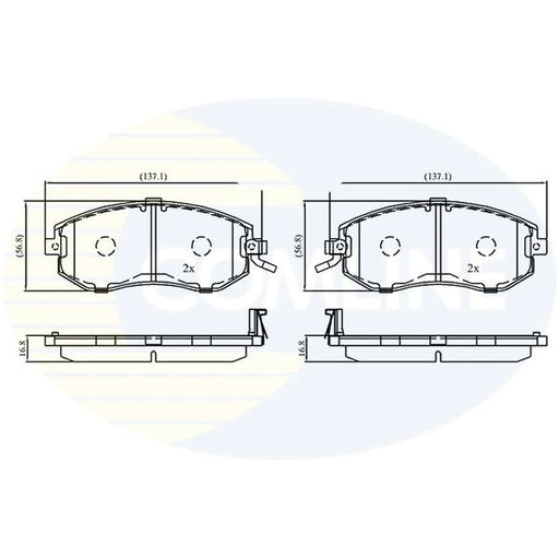 Comline Front Brake Pad Set CBP33171