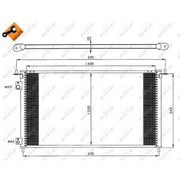 NRF Air Conditioning Condenser 35636