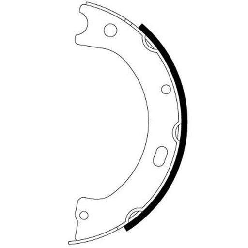 Mintex Parking Brake Shoe Set MFR768