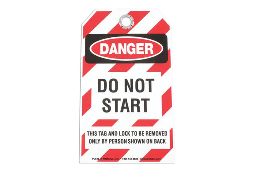 Laser Tools Safety Tag - DO NOT START 1pc - PL