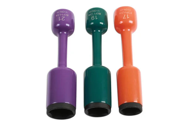 Laser Tools Wheel Nut Torsion Socket Set 3pc - PL