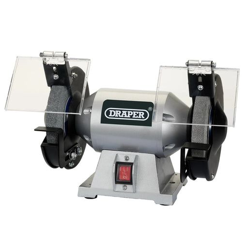 Draper Bench Grinder 150mm 250W with Adjustable Shields