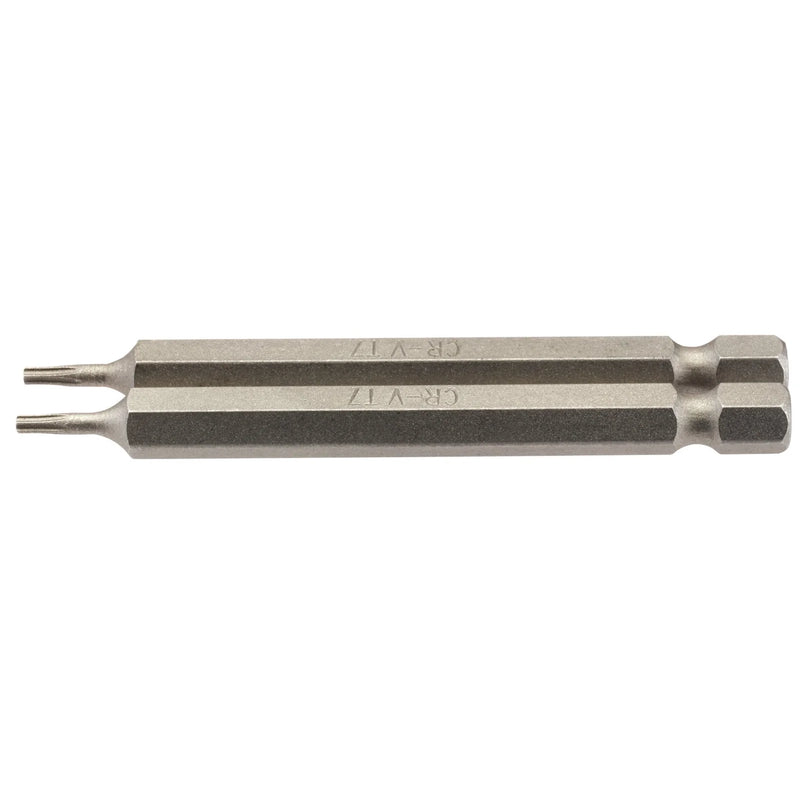 Draper TX-STAR® Insert Bit, 1/4" Hex, Long, T7 (Pack of 2)