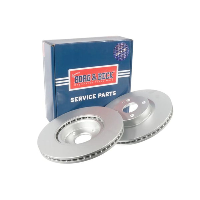 Borg & Beck 2 x Vented Front Brake Discs BBD5508