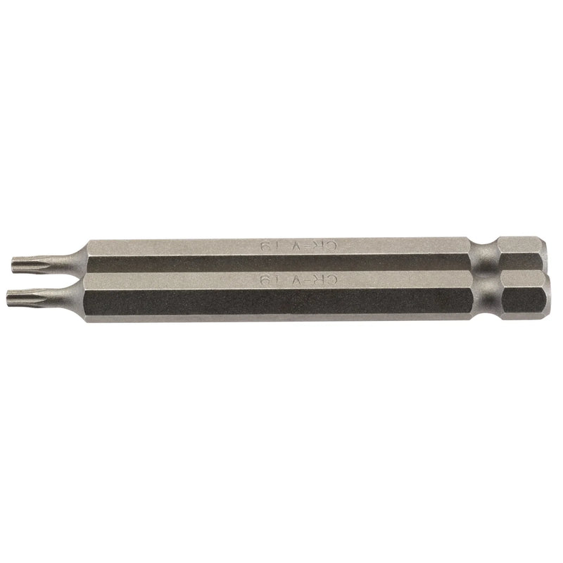 Draper TX-STAR® Insert Bit, 1/4" Hex, Long, T9 (Pack of 2)