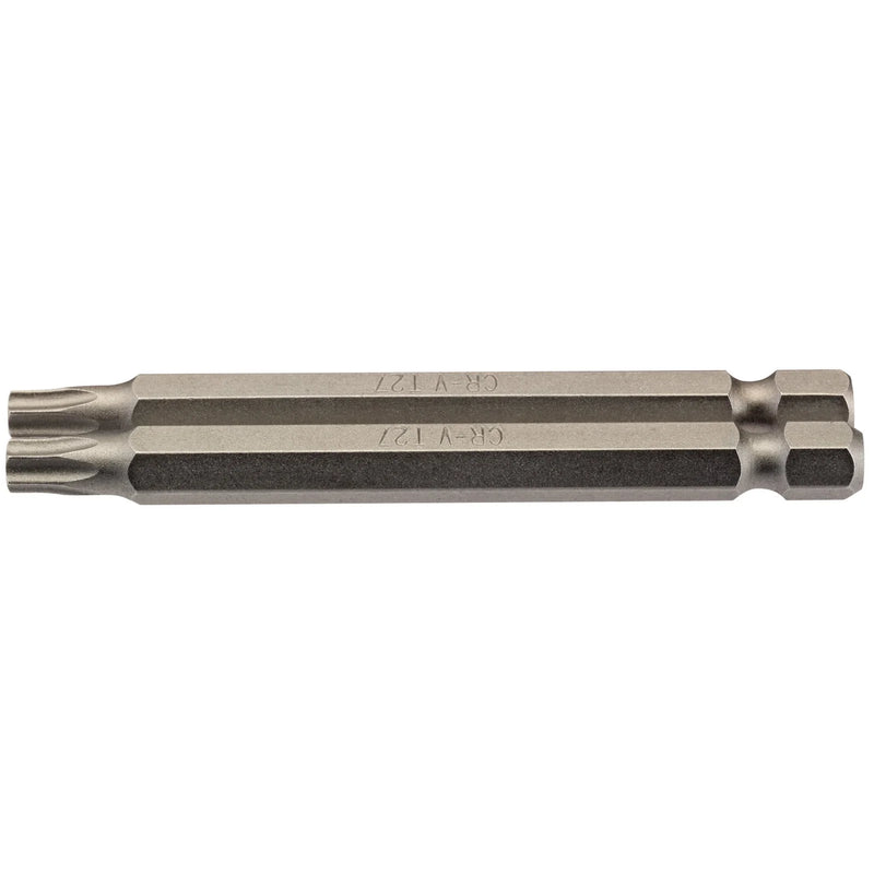 Draper TX-STAR® Insert Bit, 1/4" Hex, Long, T27 (Pack of 2)