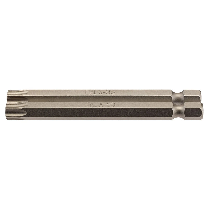 Draper TX-STAR® Insert Bit, 1/4" Hex, Long, T40 (Pack of 2)