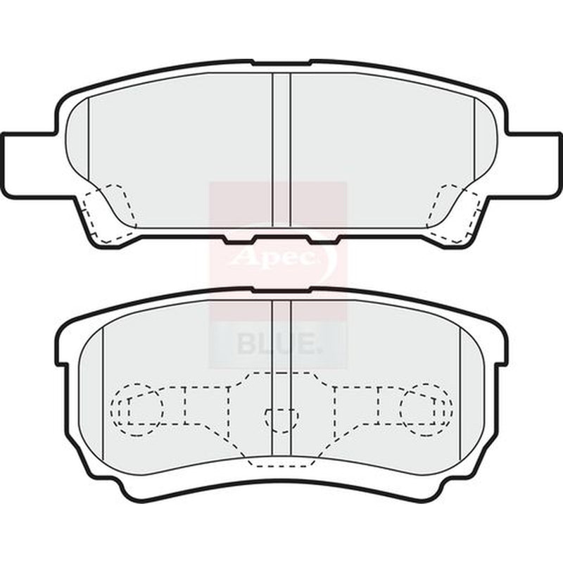 Apec Rear Brake Pad Set PD3599