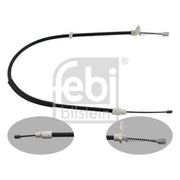 Febi Handbrake Cable Right Rear 34912