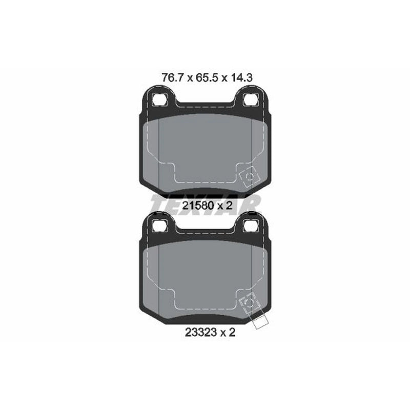 Textar Rear Brake Pad Set 2158001