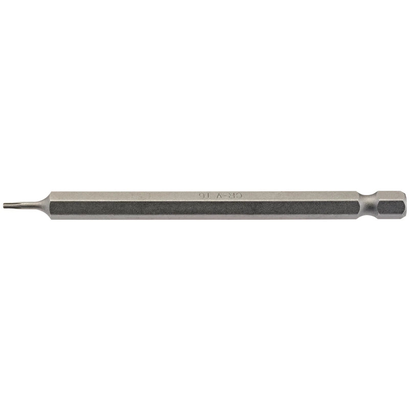 Draper Insert Bit T6 100mm Long 1/4" Hex