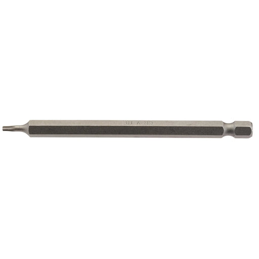 Draper Insert Bit T8 100mm Long 1/4" Hex (Pack of 1)