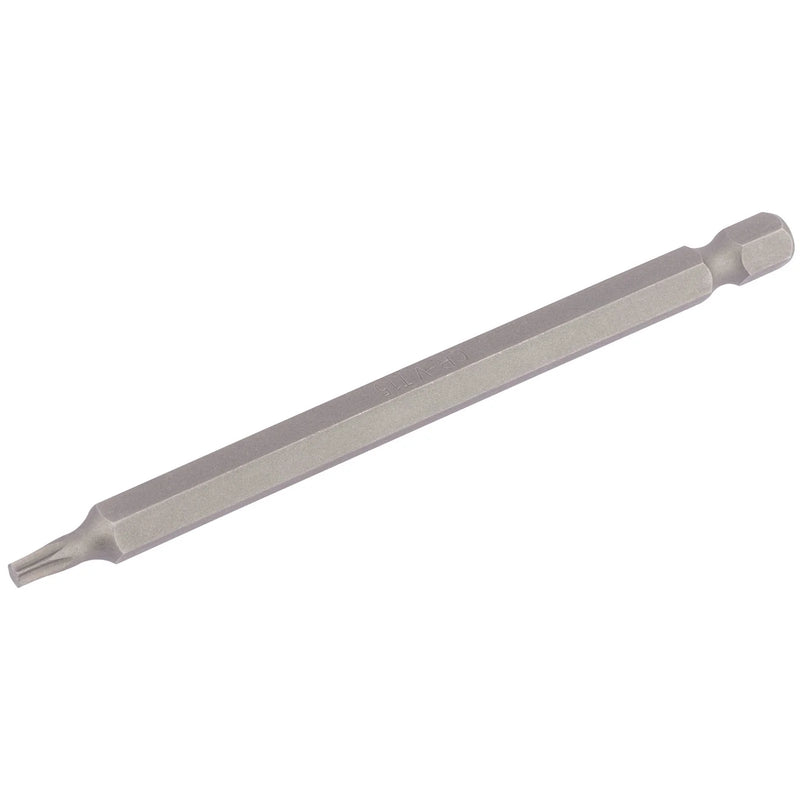 Draper Insert Bit T15 100mm Long 1/4" Hex - Pack of 1