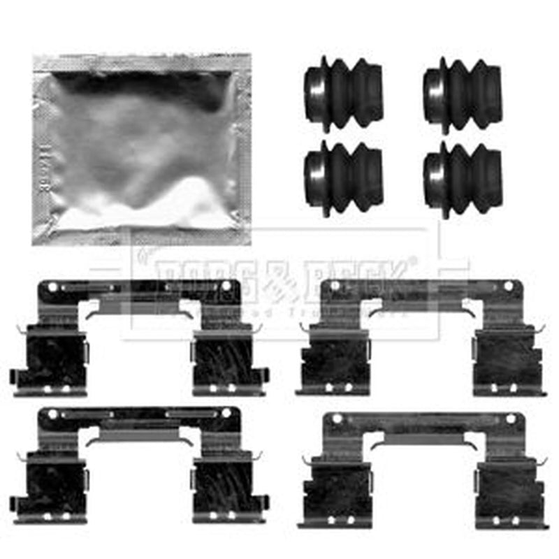 Borg & Beck Brake Pad Accessory Fitting Kit Front BBK1518
