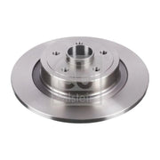 Febi 2 x Solid Rear Brake Discs 104506