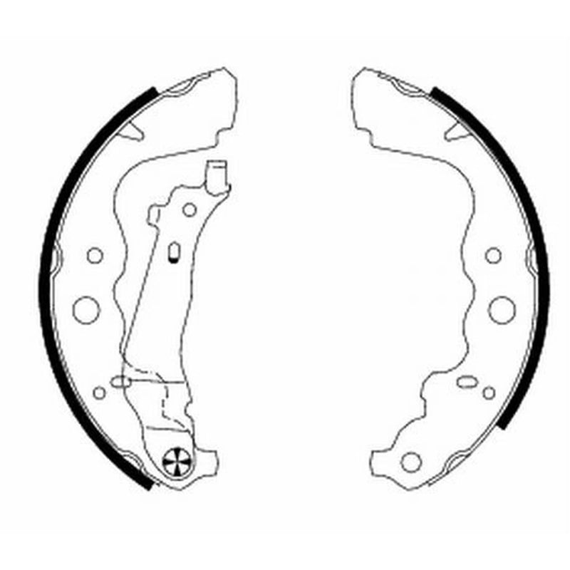 Mintex Brake Shoe Set Axle Kit MFR610
