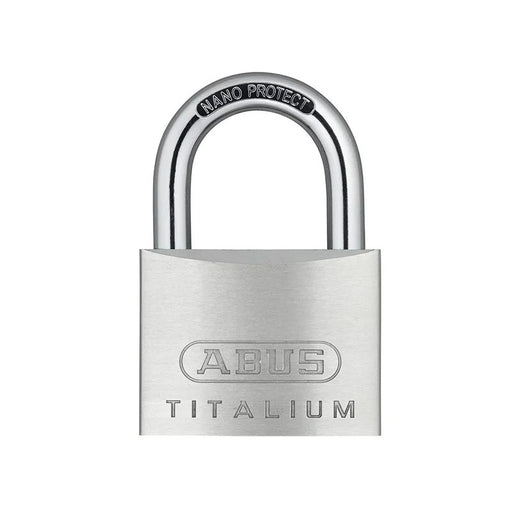 ABUS Mechanical 64TI/60mm TITALIUM™ Padlock Keyed Alike KA6607 - 10056357-01