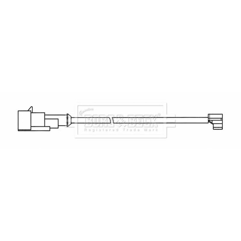 Borg & Beck Brake Pad Wear Sensor Front BWL33078