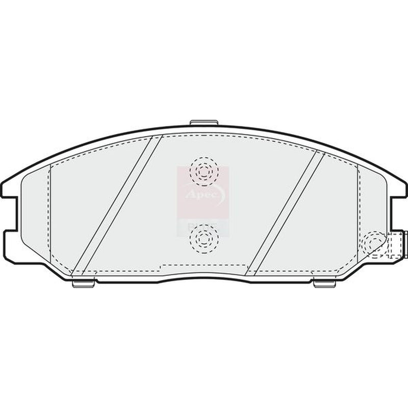 Apec Front Brake Pad Set PD3534