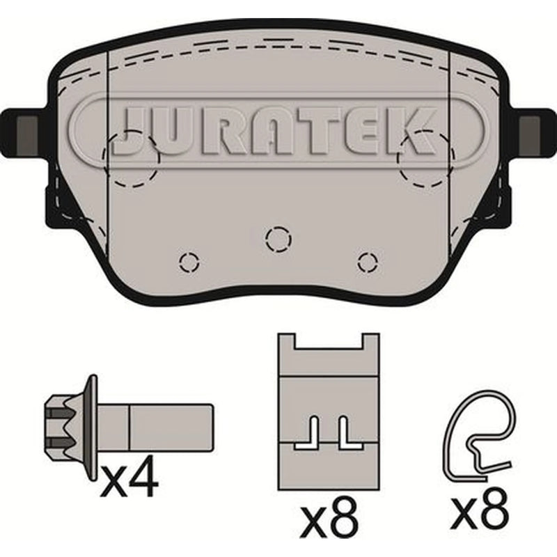 Juratek Rear Brake Pad Set JCP8591