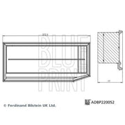 Blue Print Engine Air Filter ADBP220052